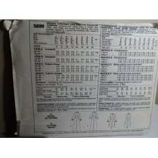 McCalls Sewing Pattern 5699 