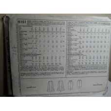 McCalls Sewing Pattern 6151 