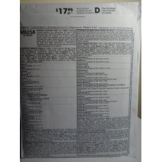 McCalls Sewing Pattern 6258 