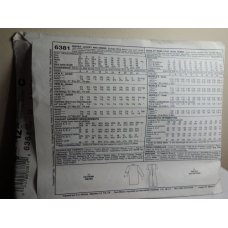 McCalls Sewing Pattern 6381 
