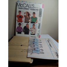 McCalls Sewing Pattern 7791 