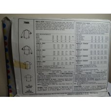 McCalls Sewing Pattern 7905 