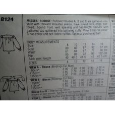 McCalls Sewing Pattern 8124 