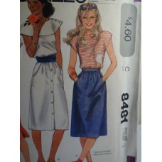 McCalls Sewing Pattern 8481 