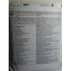 McCalls Sewing Pattern 8505 