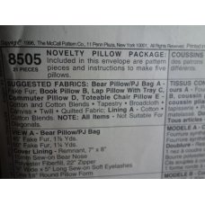 McCalls Sewing Pattern 8505 