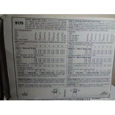 McCalls Sewing Pattern 9175 