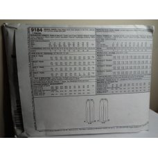 McCalls Sewing Pattern 9184 