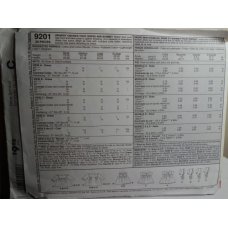McCalls Sewing Pattern 9201