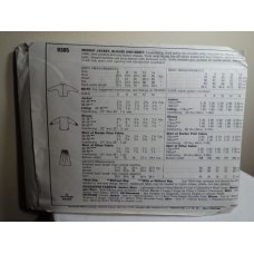 McCalls Sewing Pattern 9385 