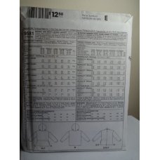 McCalls Sewing Pattern 9581 