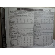 McCalls Sewing Pattern 9630 