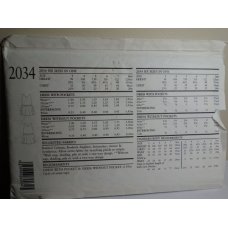 NEW LOOK Sewing Pattern 2034 
