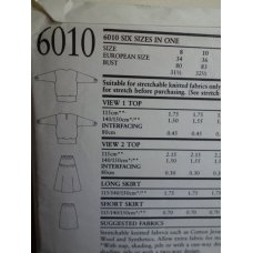 NEW LOOK Sewing Pattern 6010 