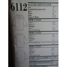 NEW LOOK Sewing Pattern 6112 