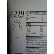 NEW LOOK Sewing Pattern 6229 