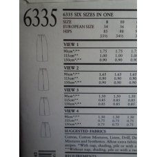 NEW LOOK Sewing Pattern 6335 