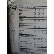 NEW LOOK Sewing Pattern 6548 