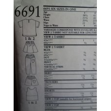 NEW LOOK Sewing Pattern 6691 