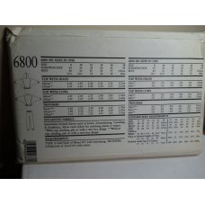 NEW LOOK Sewing Pattern 6800 