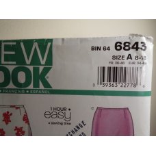 NEW LOOK Sewing Pattern 6843 