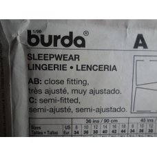 BURDA Sewing Pattern 2711 