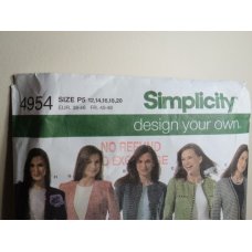 Simplicity Sewing Pattern 4954 