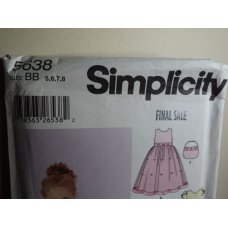Simplicity Sewing Pattern 5638 