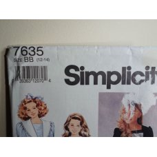 Simplicity Sewing Pattern 7635 