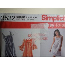 Simplicity Sewing Pattern 3532 
