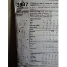 Simplicity Sewing Pattern 3987 