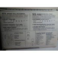 Simplicity Sewing Pattern 6278 