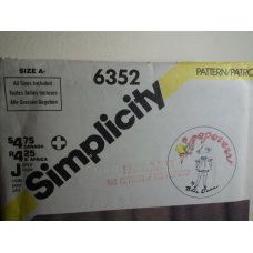 Simplicity Sewing Pattern 6352