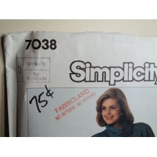 Simplicity Sewing Pattern 7038 