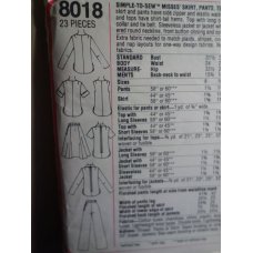Simplicity Sewing Pattern 8018 