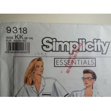 Simplicity Sewing Pattern 9318 