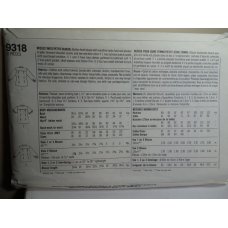 Simplicity Sewing Pattern 9318 