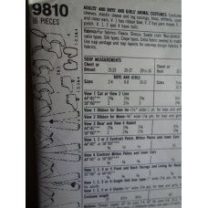 Simplicity Sewing Pattern 9810 
