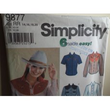 Simplicity Sewing Pattern 9877 