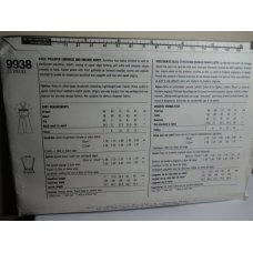 Simplicity Sewing Pattern 9938 