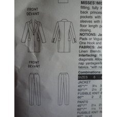 Vogue Guy Laroche Sewing Pattern 2886 