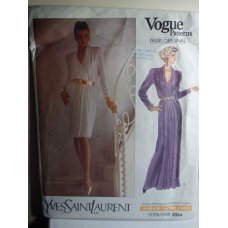 VOGUE Yves Saint Laurent Sewing Pattern 2364 